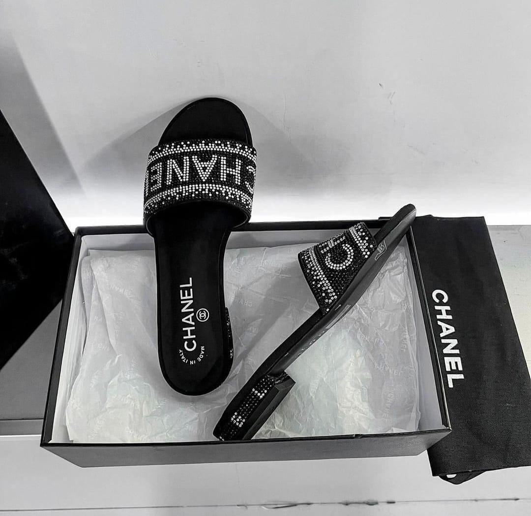 Chanel Stone Slippers